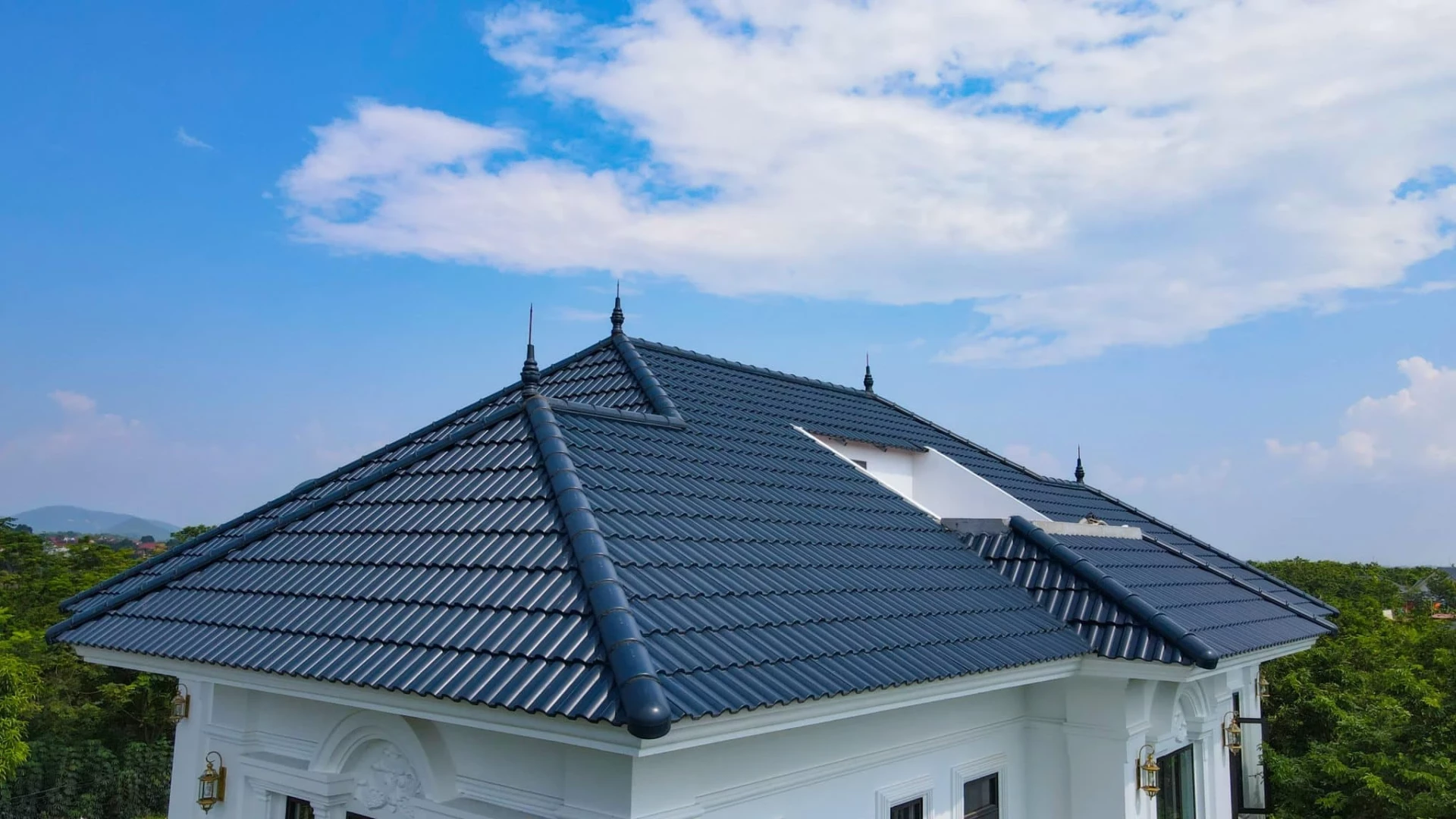 Kết cấu mái Nhật nhà 120m2 thi công thực tế