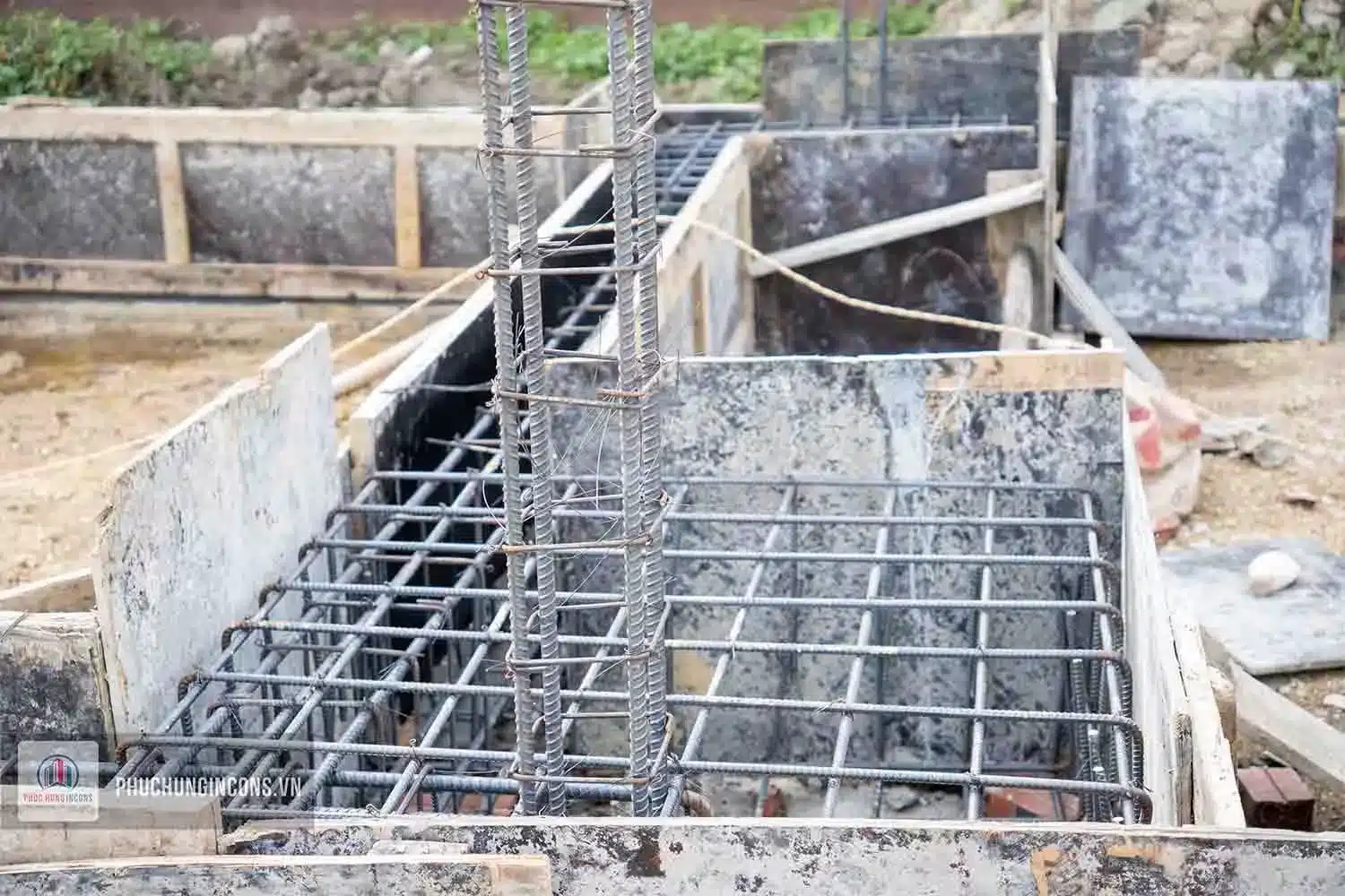 Nghiệm thu cốt thép móng nhà trước khi đổ bê tông