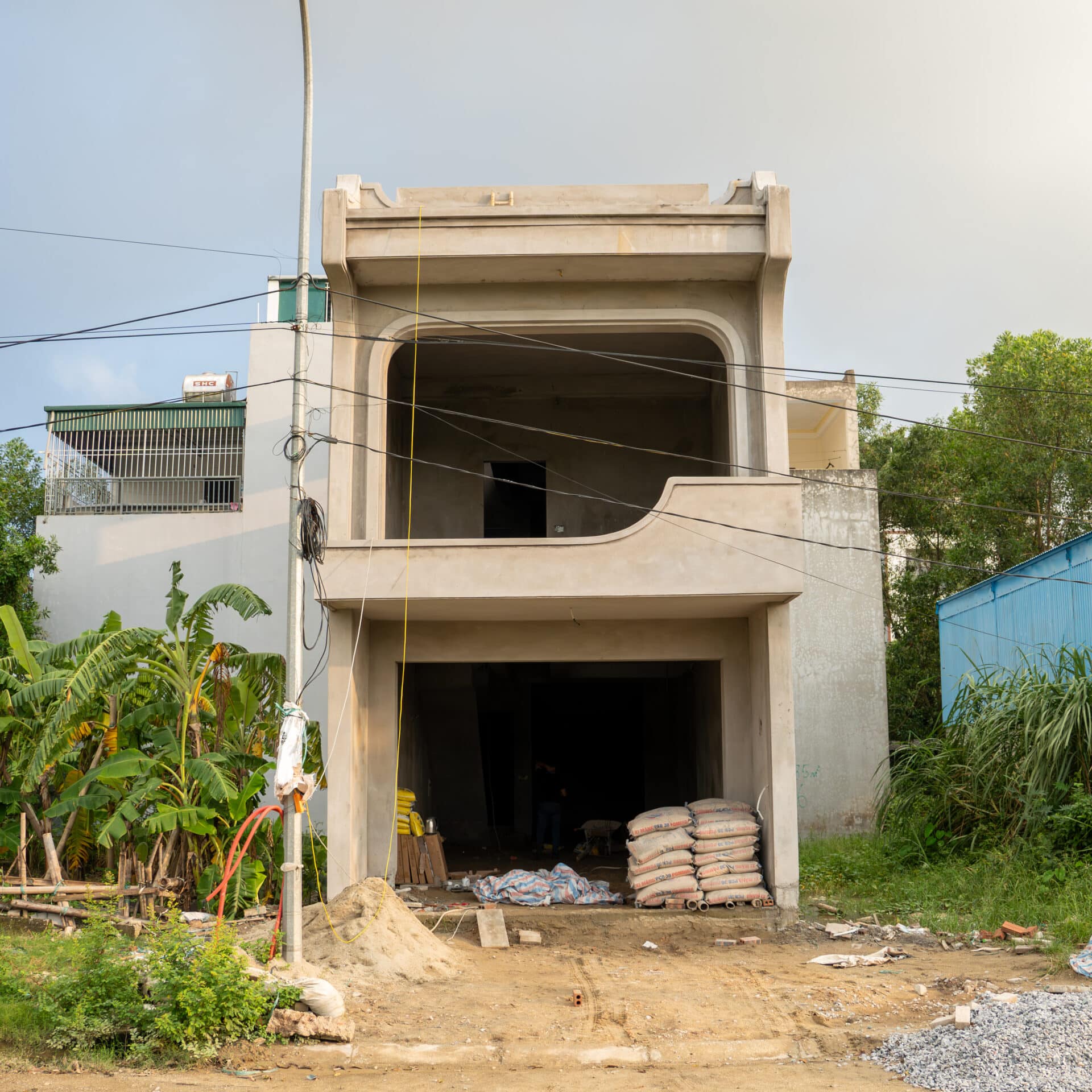 Thi công tầng tum nhà phố đúng kỹ thuật