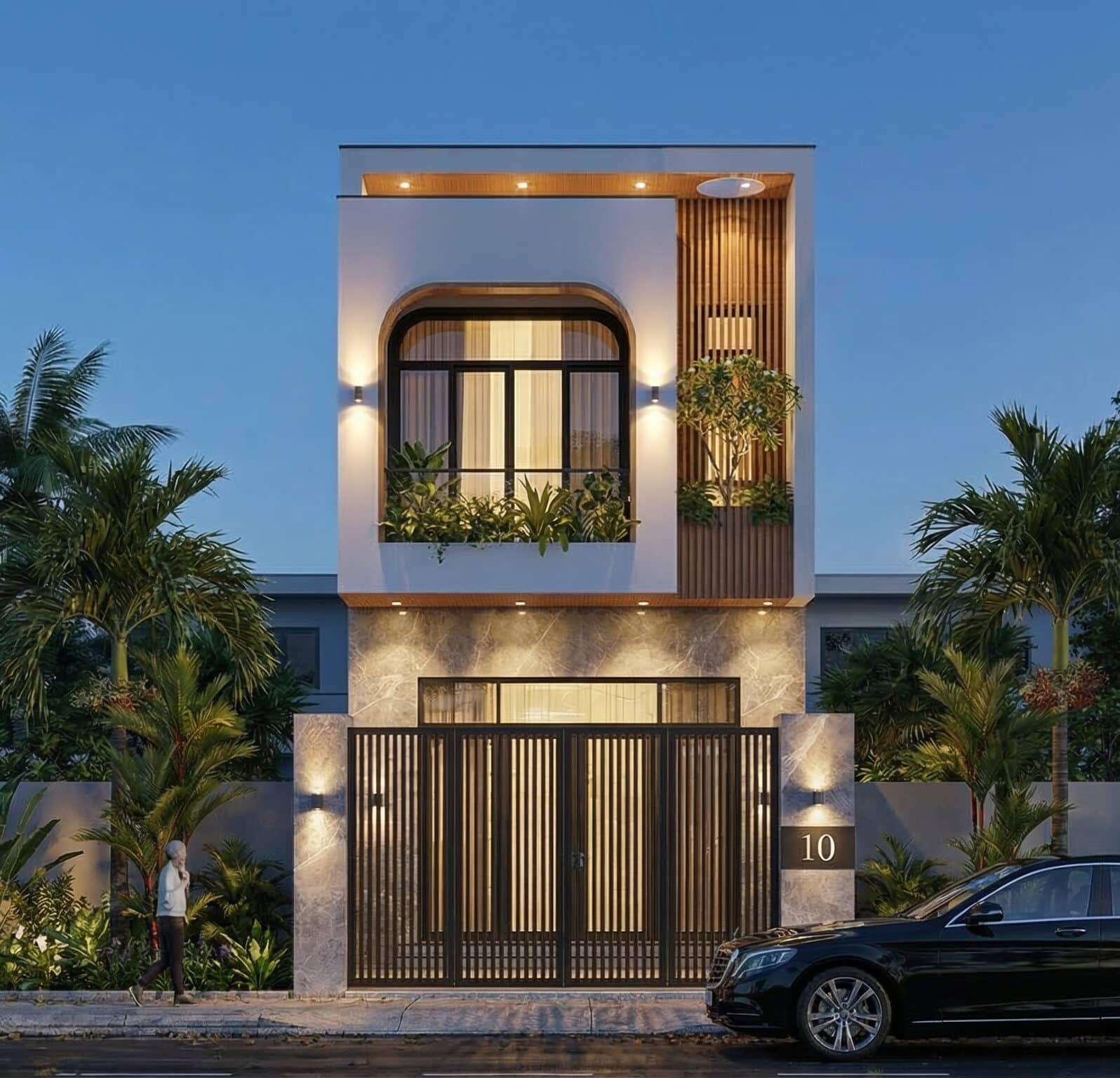Chi phí xây nhà 2 tầng 100m2